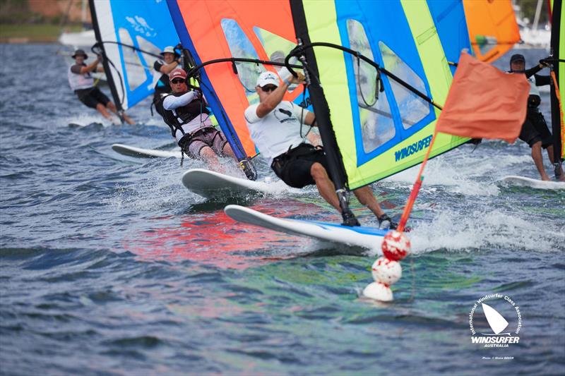 Vaikobi Windsurfer Class Australian National Championships - Day 2 photo copyright Shane Baker taken at Toronto Amateur Sailing Club and featuring the Windsurfing class