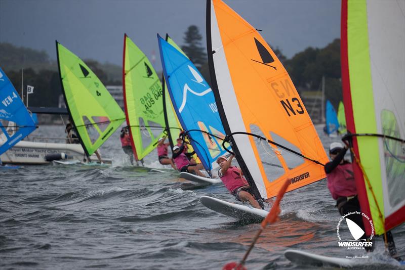 Vaikobi Windsurfer Class Australian National Championships day 3 photo copyright Shane Baker taken at Toronto Amateur Sailing Club and featuring the Windsurfing class