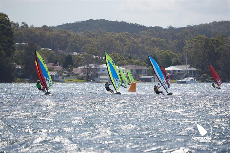 Vaikobi Windsurfer Class Australian National Championships day 3 photo copyright Shane Baker taken at Toronto Amateur Sailing Club and featuring the Windsurfing class