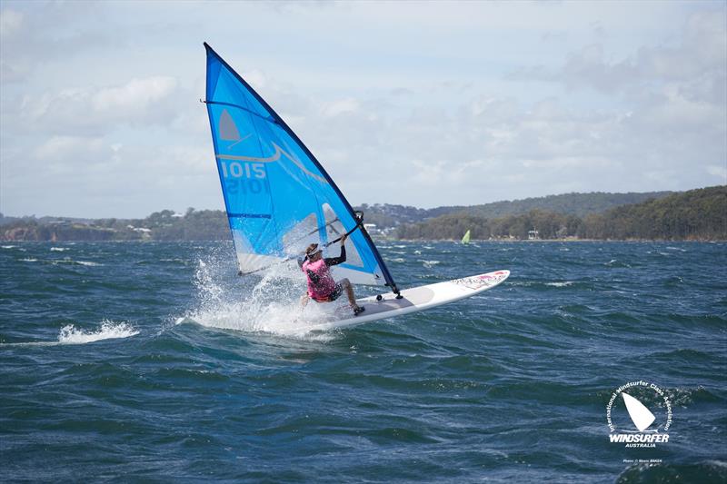 Vaikobi Windsurfer Class Australian National Championships day 3 photo copyright Shane Baker taken at Toronto Amateur Sailing Club and featuring the Windsurfing class