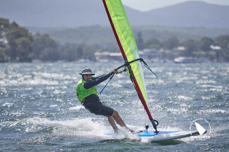 Vaikobi Windsurfer Class Australian National Championships day 3 photo copyright Shane Baker taken at Toronto Amateur Sailing Club and featuring the Windsurfing class