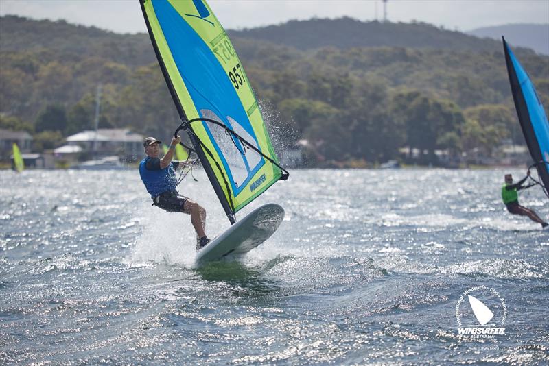 Vaikobi Windsurfer Class Australian National Championships day 3 photo copyright Shane Baker taken at Toronto Amateur Sailing Club and featuring the Windsurfing class