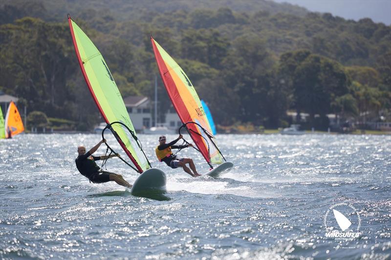 Vaikobi Windsurfer Class Australian National Championships day 3 photo copyright Shane Baker taken at Toronto Amateur Sailing Club and featuring the Windsurfing class