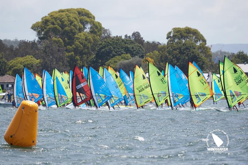 Vaikobi Windsurfer Class Australian National Championships day 3 photo copyright Shane Baker taken at Toronto Amateur Sailing Club and featuring the Windsurfing class