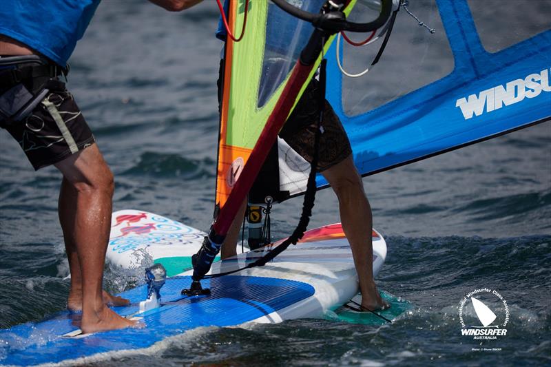 Vaikobi Windsurfer Class Australian National Championships day 4 photo copyright Shane Baker taken at Toronto Amateur Sailing Club and featuring the Windsurfing class