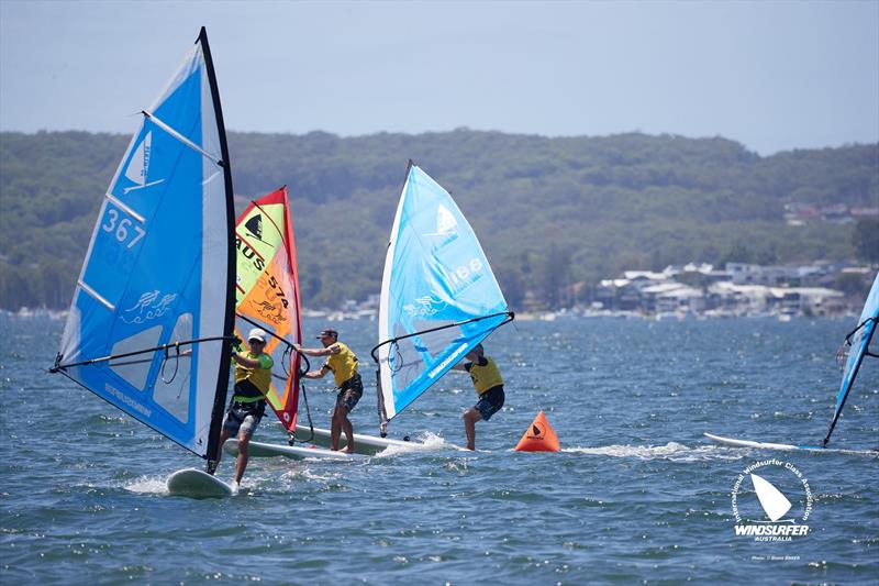 Vaikobi Windsurfer Class Australian National Championships day 4 photo copyright Shane Baker taken at Toronto Amateur Sailing Club and featuring the Windsurfing class