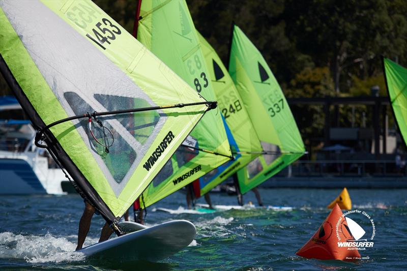 Vaikobi Windsurfer Class Australian National Championships day 4 photo copyright Shane Baker taken at Toronto Amateur Sailing Club and featuring the Windsurfing class