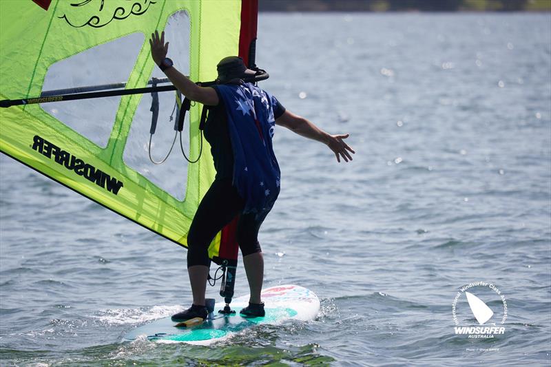 Vaikobi Windsurfer Class Australian National Championships day 5 photo copyright Shane Baker taken at Toronto Amateur Sailing Club and featuring the Windsurfing class