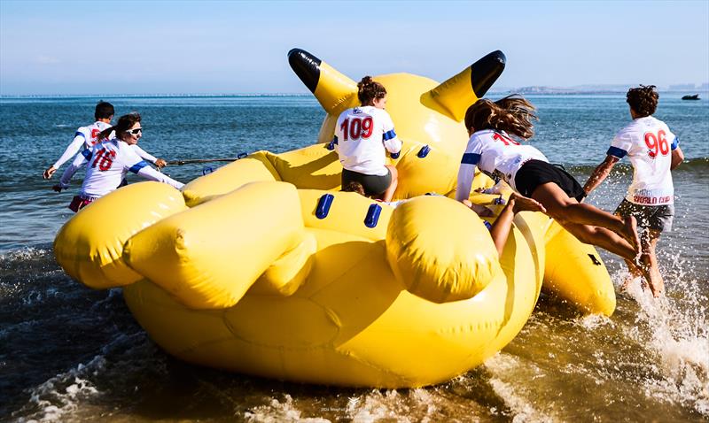 All aboard the Good Ship Pikachu! - 2024 WingFoil Racing World Cup China Day 5 - photo © IWSA media / Robert Hajduk