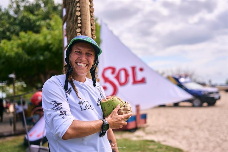 Josefa Asalgado - lawyer, environmentalist and wingfoiler - 2024 WingFoil Racing World Cup Brazil - photo © IWSA media/ Robert Hajduk