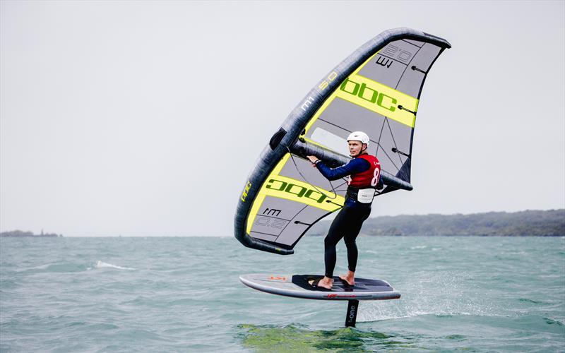 Jon Bilger - PredictWind Wingfoil National Championships. Wakatere Boating Club. Day 2 - Saturday 8 March photo copyright Suellen Hurling taken at Wakatere Boating Club and featuring the Wing Foil class