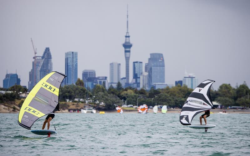 PredictWind Wingfoil National Championships. Wakatere Boating Club. Day 2 - Saturday 8 March photo copyright Suellen Hurling taken at Wakatere Boating Club and featuring the Wing Foil class