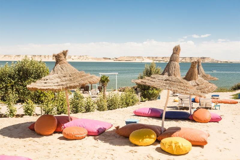 Built in the shores of the lagoon, New Spirit Dakhla is a sustainable village - photo © New Spirit Dakhla