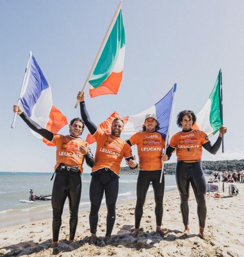 Alessandro Tomasi, Bastien Escofet, Francesco Cappuzzo, Julien Rattotti - GWA Wingfoil World Tour FreeFly-Slalom - photo © Lukas K Stiller