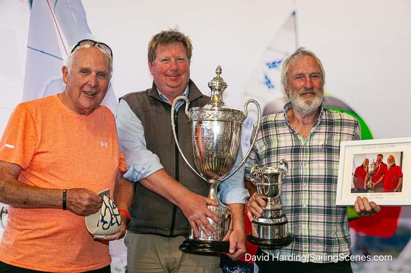 John Tremlett, Fraser Graham and Tim Copsey, Britannia Cup Winners at Bournemouth Digital Poole Week 2024 - photo © David Harding / www.sailingscenes.com