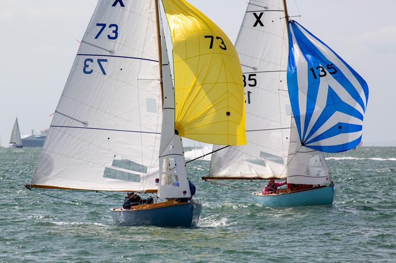 XOD fleet on Day 7 of Cowes Week 2025 photo copyright Martin Augustus / www.sailingimages.co.uk taken at Cowes Combined Clubs and featuring the XOD class