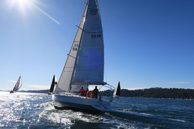 The fleet leaving Pittwater on day 1 of the X-Yachts Aurum Cup 2024 - photo © Kevin Wallis