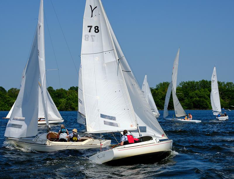 In choppy water during the Norfolk Broads Yeoman Open - photo © Bruce Cairns / www.brucecairns.com