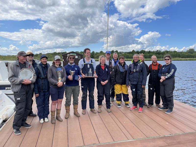 Sailors in the Yeoman Nationals at the Norfolk Punt Club - photo © Rachel Clayton