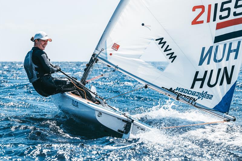 Mari Erdi, ILCA 6 World Champion has utilised the Zhik Hiking Range for many years throughout her youth and adult sailing career - photo © Andrea Francolini
